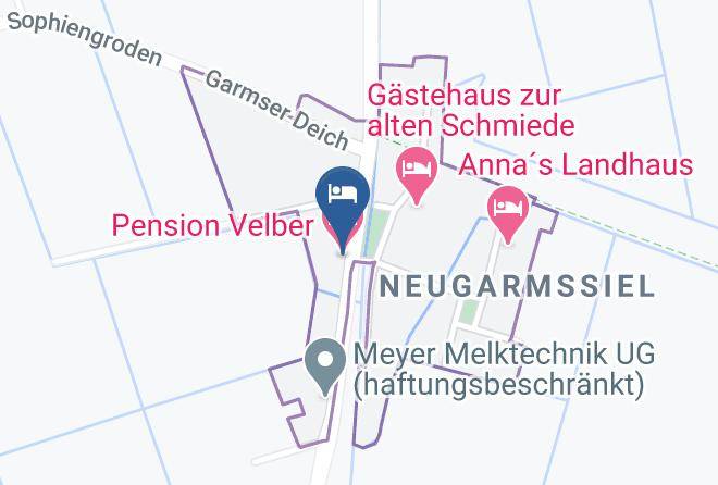 Friesland - Pension Velber Maps