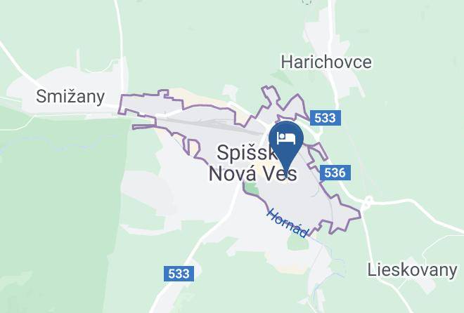 Spisska Nova Ves - Pension Venus Maps