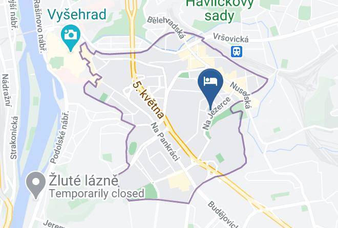 Prague - Pension Veronika Maps