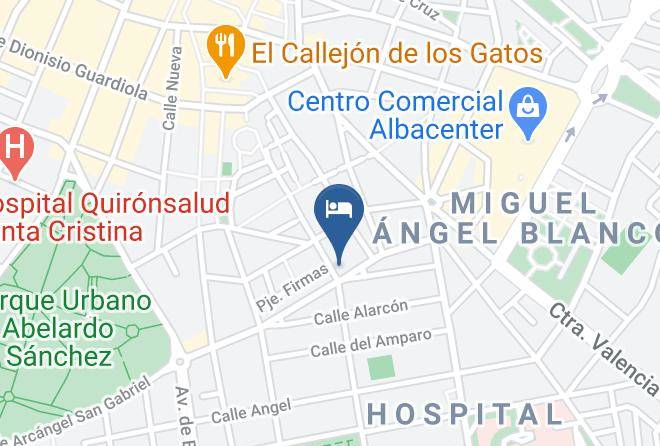 Albacete - Pension Victoria Maps