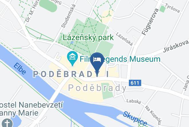 Nymburk - Pension Viktorin Maps