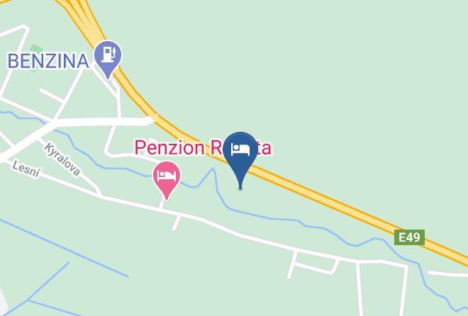 Jindrichuv Hradec - Pension Vila Evio Maps