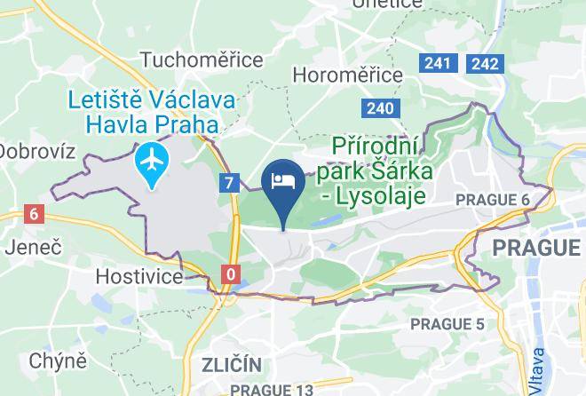 Prague - Pension Vila Sarka Maps