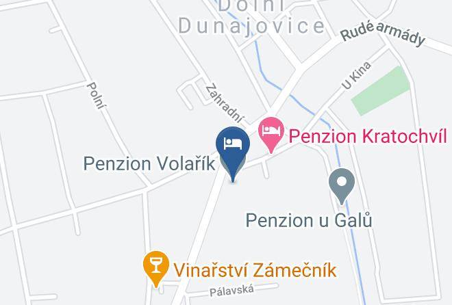 Breclav - Pension Volarik Maps