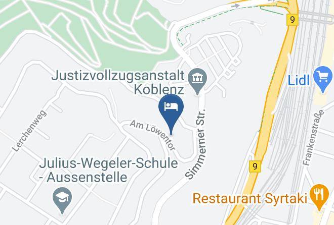 Coblenz - Pension Von Wild Maps