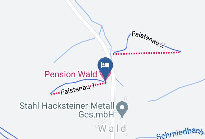 Salzburg Umgebung - Pension Wald Maps
