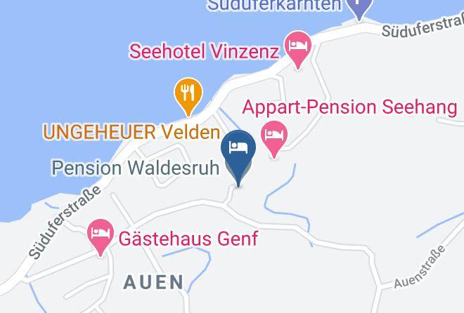 Klagenfurt Land - Pension Waldesruh Maps