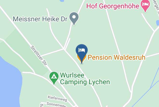 Uckermark - Pension Waldesruh Maps
