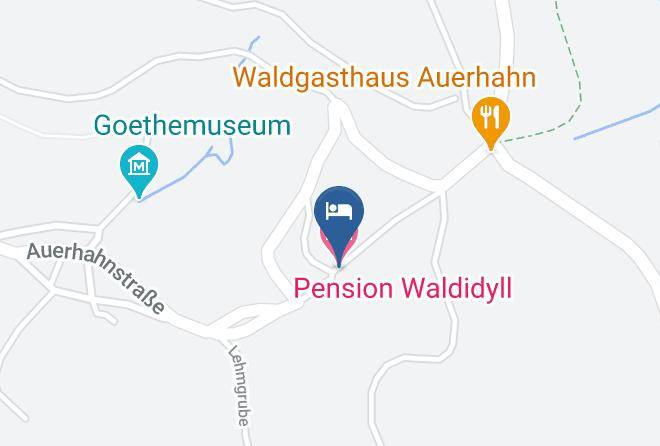Ilm Kreis - Pension Waldidyll Maps