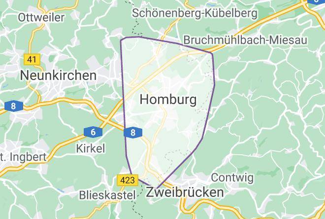 Saarpfalz Kreis - Pension Waldmohr Maps
