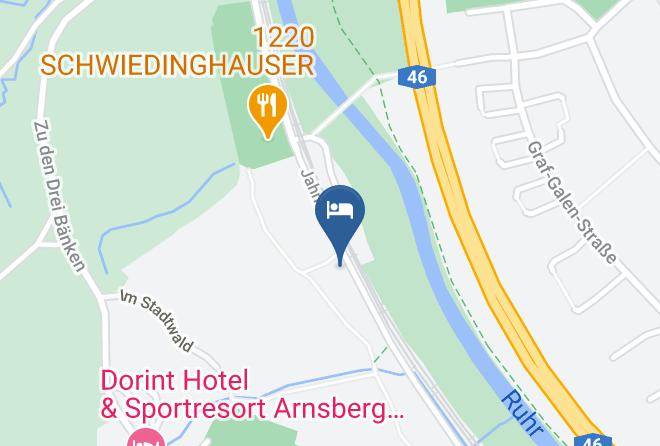 Hochsauerlandkreis - Pension Waldsauna Maps