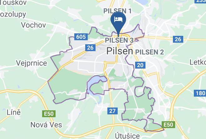 Pilsen - Pension Wallis Maps