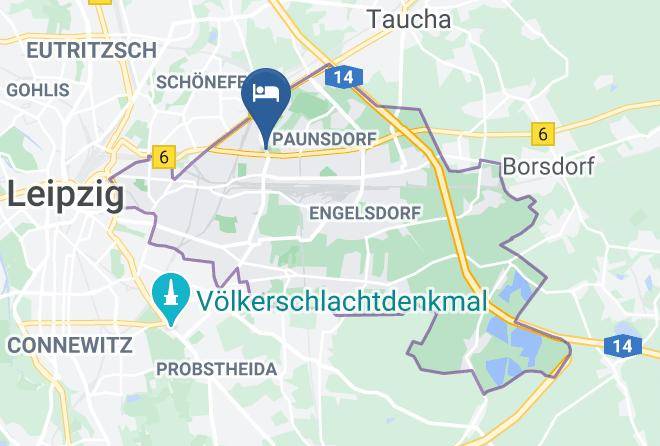 Leipzig - Pension Walther Maps