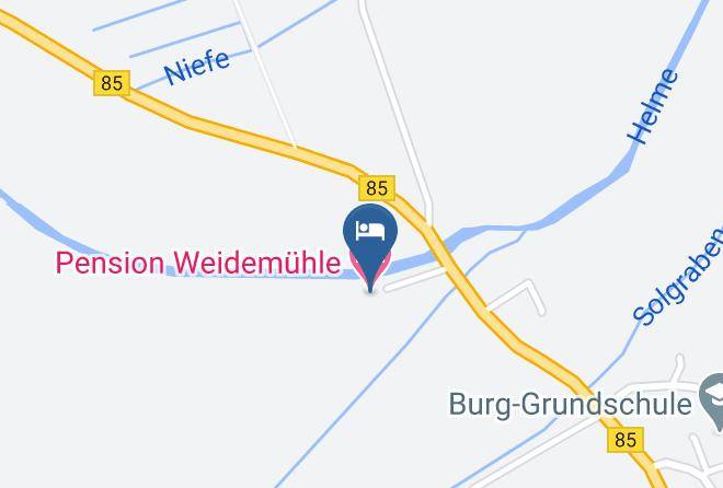 Mansfeld Sudharz - Pension Weidemuhle Maps