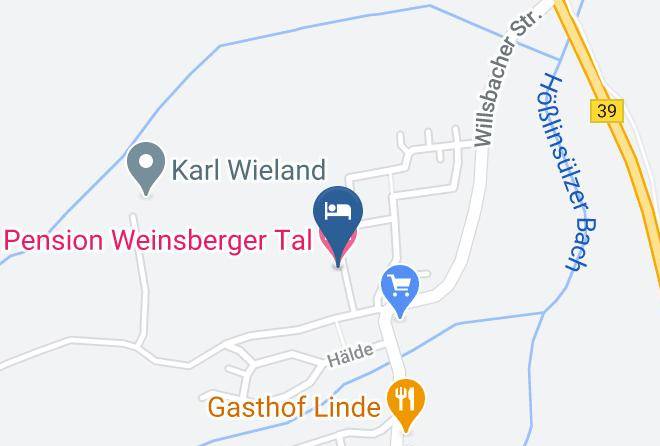 Heilbronn - Pension Weinsberger Tal Maps