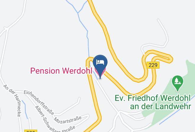Markischer Kreis - Pension Werdohl Maps