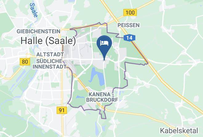 Halle - Pension Werner Maps