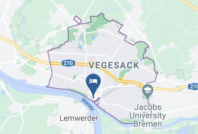 Stadt Bremen - Pension Weserblick Maps