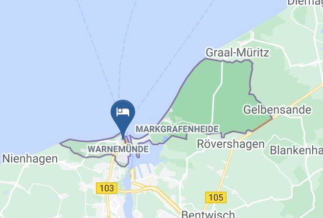 Rostock - Pension Windjammer Maps