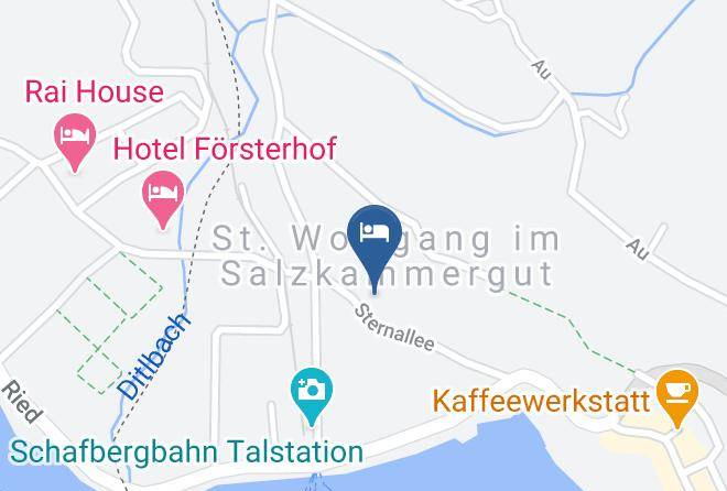 Gmunden - Pension Wolfgangsee Maps