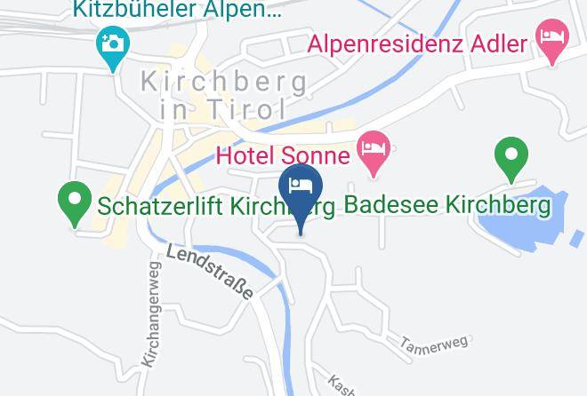 Kitzbuhel - Pension Wolfsegg Maps