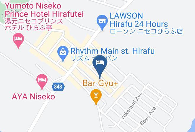 Kutchan Townabuta District - Pension Woody Note Maps