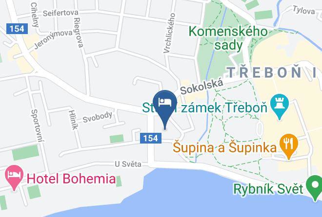 Jindrichuv Hradec - Pension World Maps