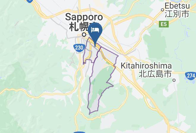 Sapporo City Toyohira Ward - Pension Yukiwa Maps