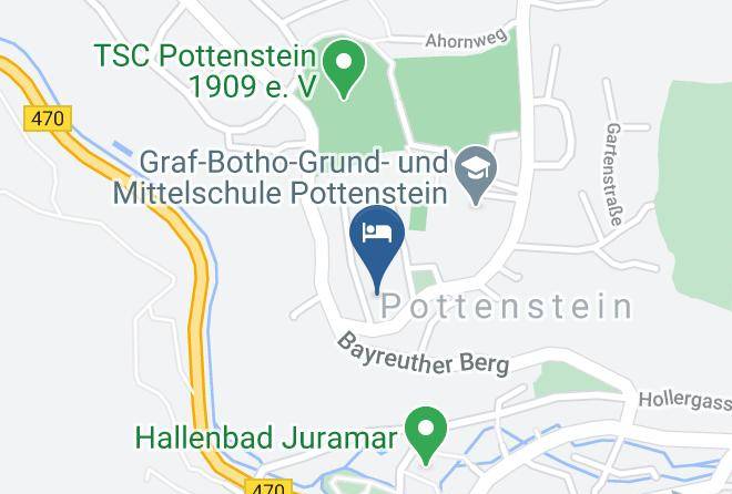 Bayreuth - Pension Zambelli Mit Burgblick Panorama Maps