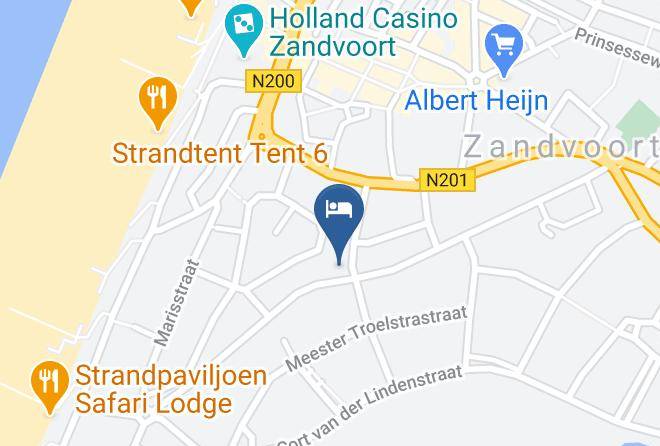 Zandvoort - Pension Zandvoort Aan Zee Maps
