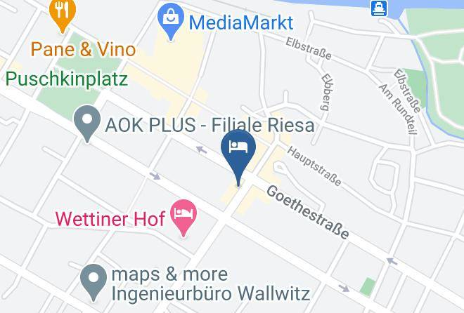 Meisen - Pension Zentrum Riesa Maps