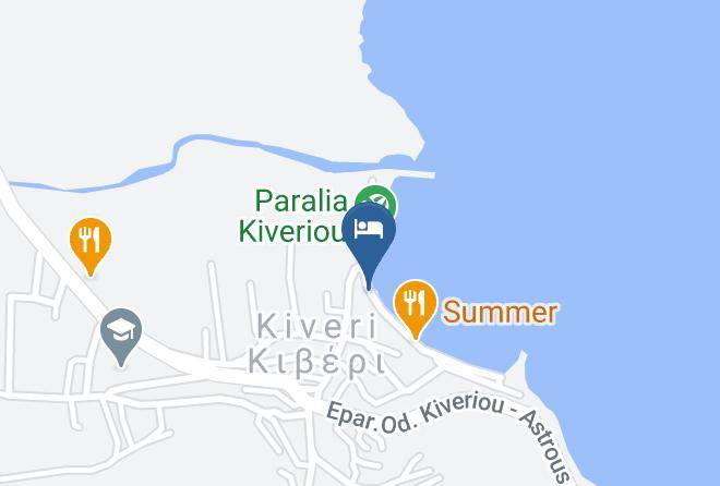 Argolis - Pension Zephyros Maps