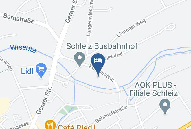 Saale Orla Kreis - Pension Ziegenmuller Maps