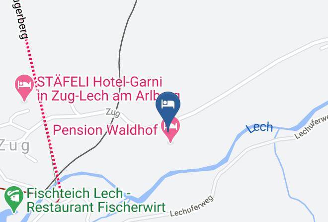 Bludenz - Pension Zug Maps