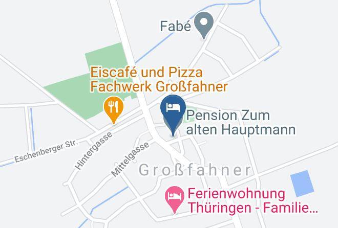 Gotha - Pension Zum Alten Hauptmann Maps