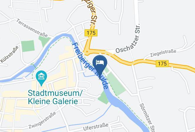 Mittelsachsen - Pension Zum Blauen Montag Maps