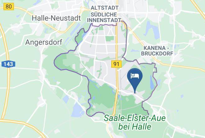 Halle - Pension Zum Burgholz Halle Maps