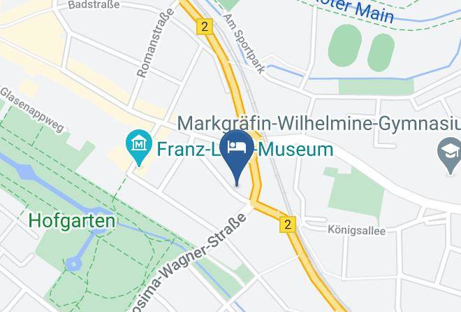 Bayreuth - Pension Zum Edlen Hirschen Maps