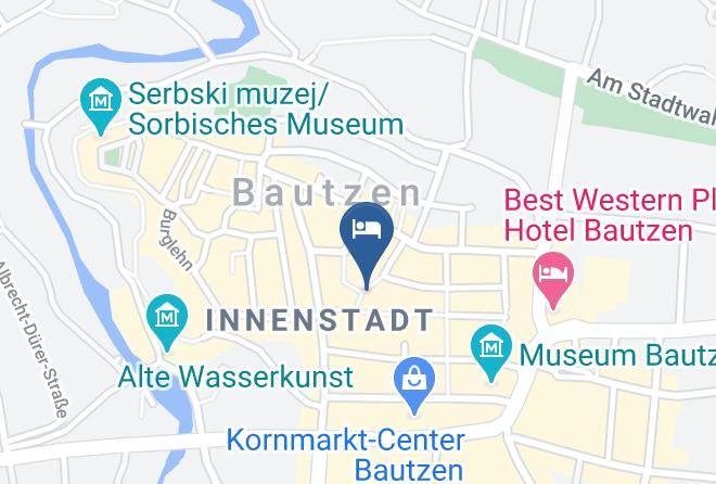 Bautzen - Pension Zum Handtuch Maps
