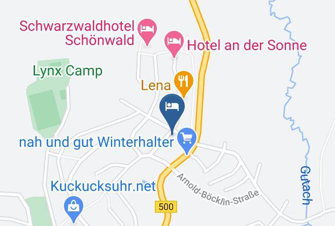 Schwarzwald Baar Kreis - Pension Zum Kohler Maps