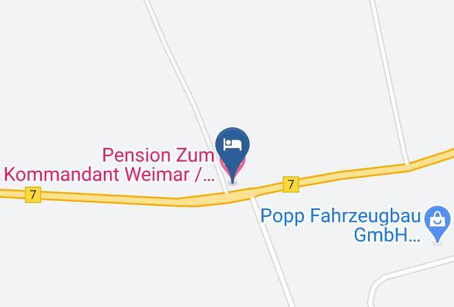 Weimarer Land - Pension Zum Kommandant Weimar Nohra Maps