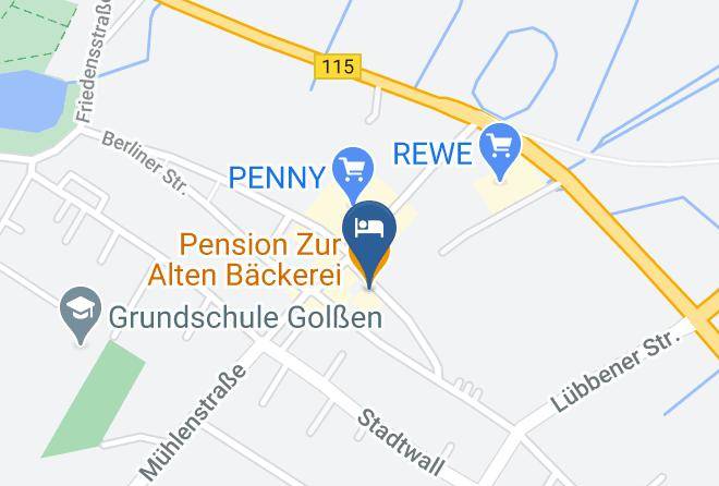Dahme Spreewald - Pension Zur Alten Backerei Maps