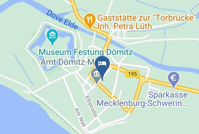 Ludwigslust Parchim - Pension Zur Festung Und Radlertreff Maps