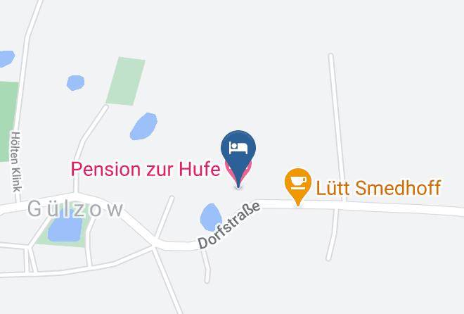 Mecklenburgische Seenplatte - Pension Zur Hufe Gbr Maps