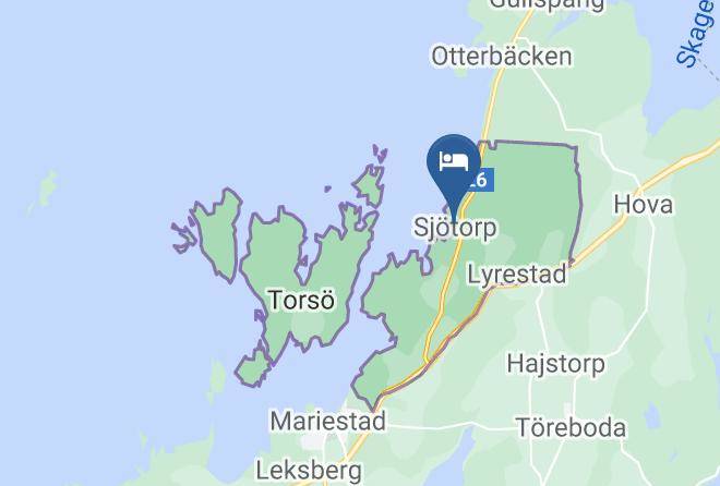 Mariestad - Pensionat Kajutan I Sjotorp Maps