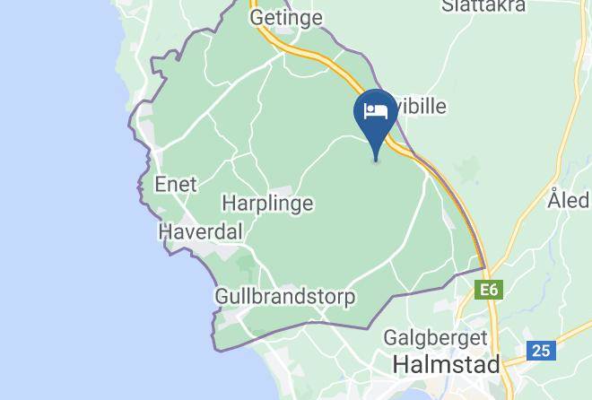 Halmstad - Pensionat Lundakra Maps