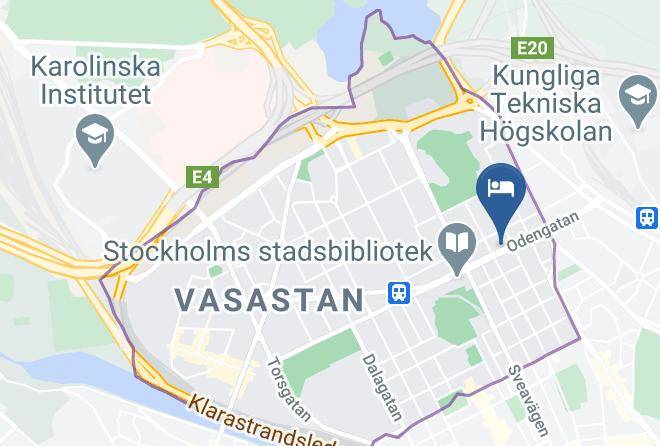 Stockholm - Pensionat Oden Vasastan Ab Maps