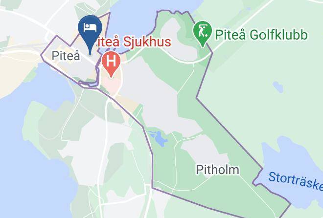 Pitea - Pensionatet Maps