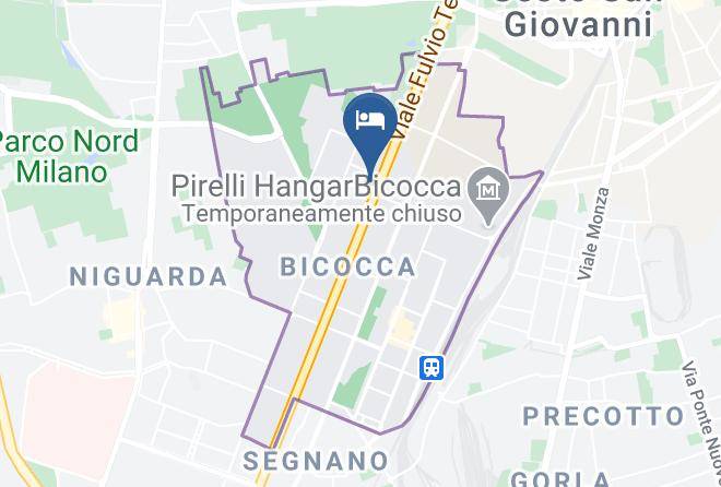 Milan - Pensionato Belloni Maps