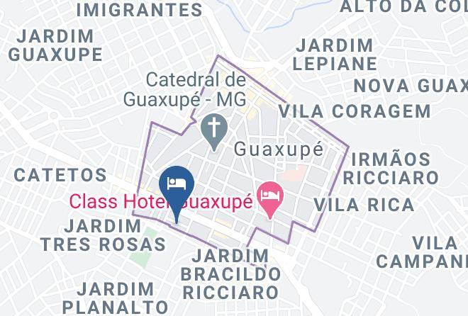 Guaxupe - Pousada Guaxupe Maps